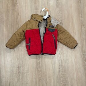 Patagonia Kids Jacket - Red and Tan